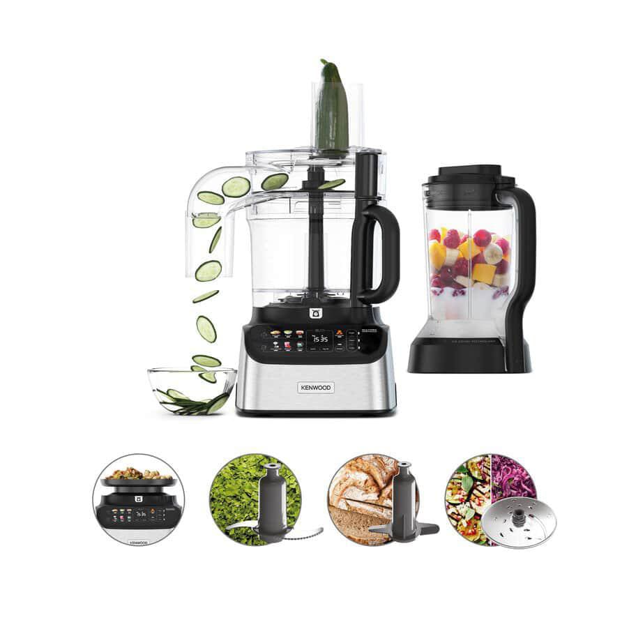 Kenwood MultiPro OneTouch Kompakt-Küchenmaschine und Standmixer FDM73.480SS Silber