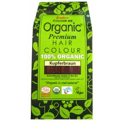 Radico Colour Me Organic Pflanzenhaarfarbe Kupferbraun 100 g
