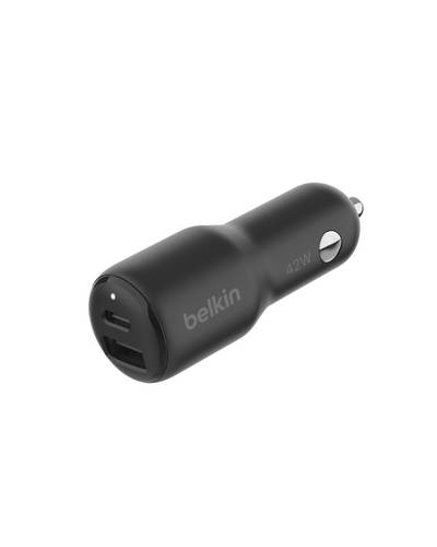 Belkin Kfz Ladegerät 42W USB-A, USB-C USB PD Schwarz KFZ USB Power Delivery (USB-PD)