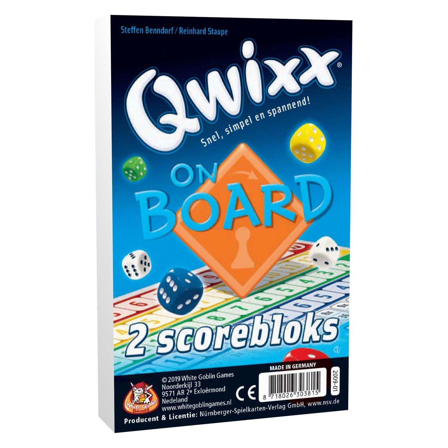 White Goblin Qwixx On Board Bloks - Extra Scoreblokken (Deutsch) (71815269)