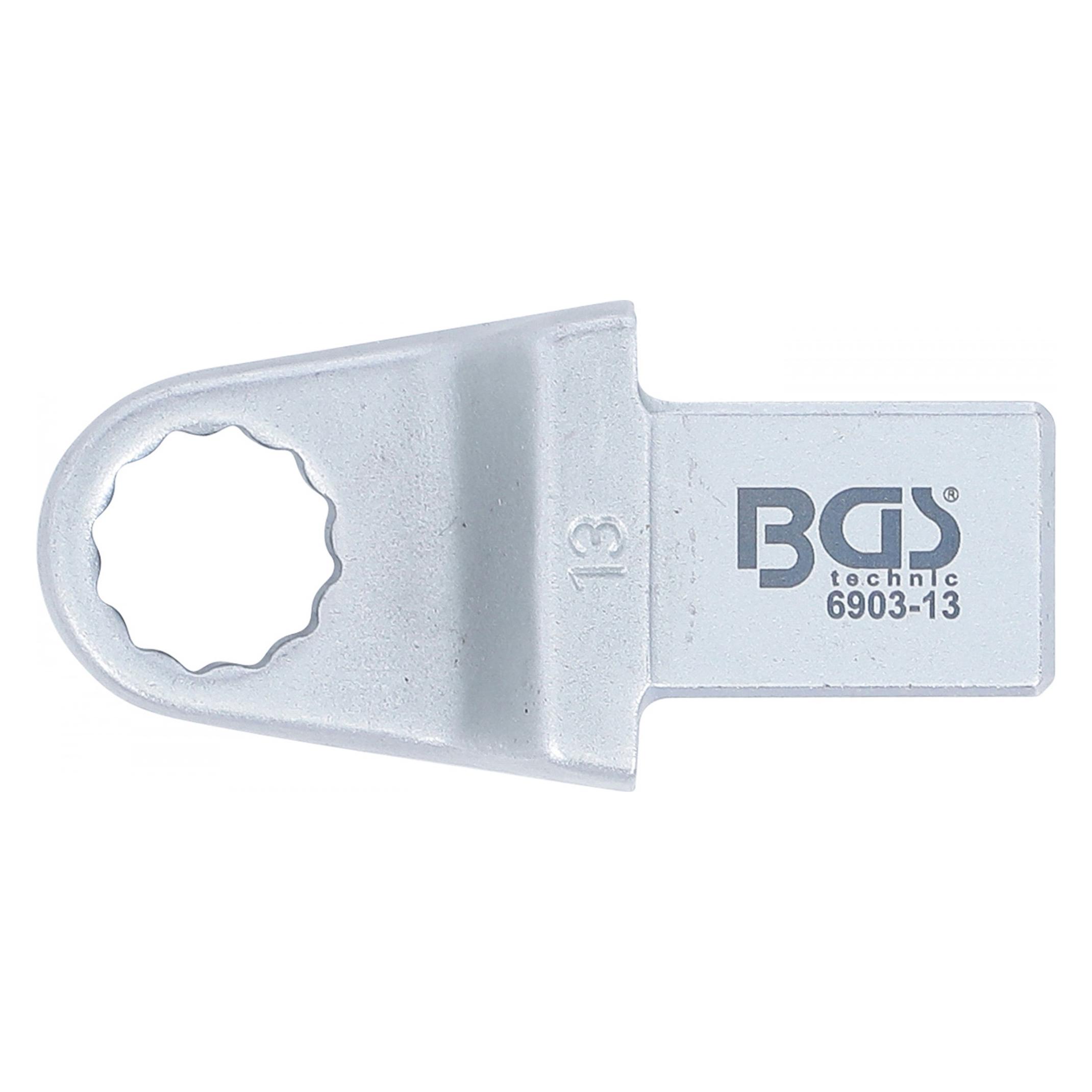 BGS Einsteck-Ringschlüssel 13 mm Aufnahme 14 x 18 mm (13 mm) (6903-13)