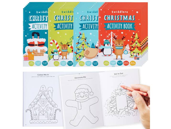 Malbuch Mini Weihnachten 24 Stück