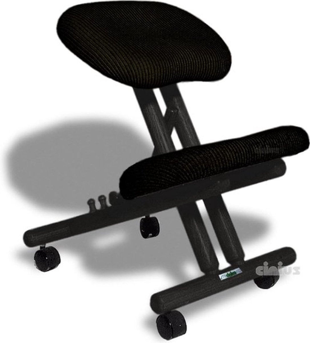 Thuys Professionele Kniestoel - Ergonomische Balansstoel en Werkkruk - Zwart