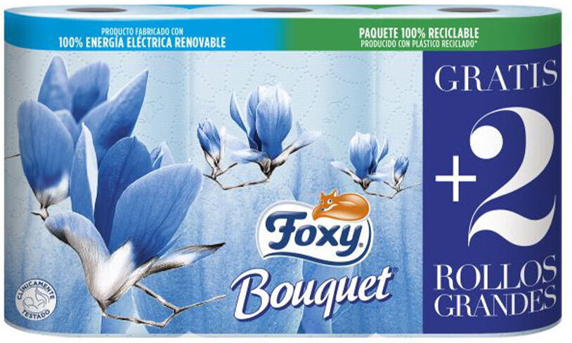 Foxy Bouquet papel higiénico color & parfum 3 capas 6 rollos