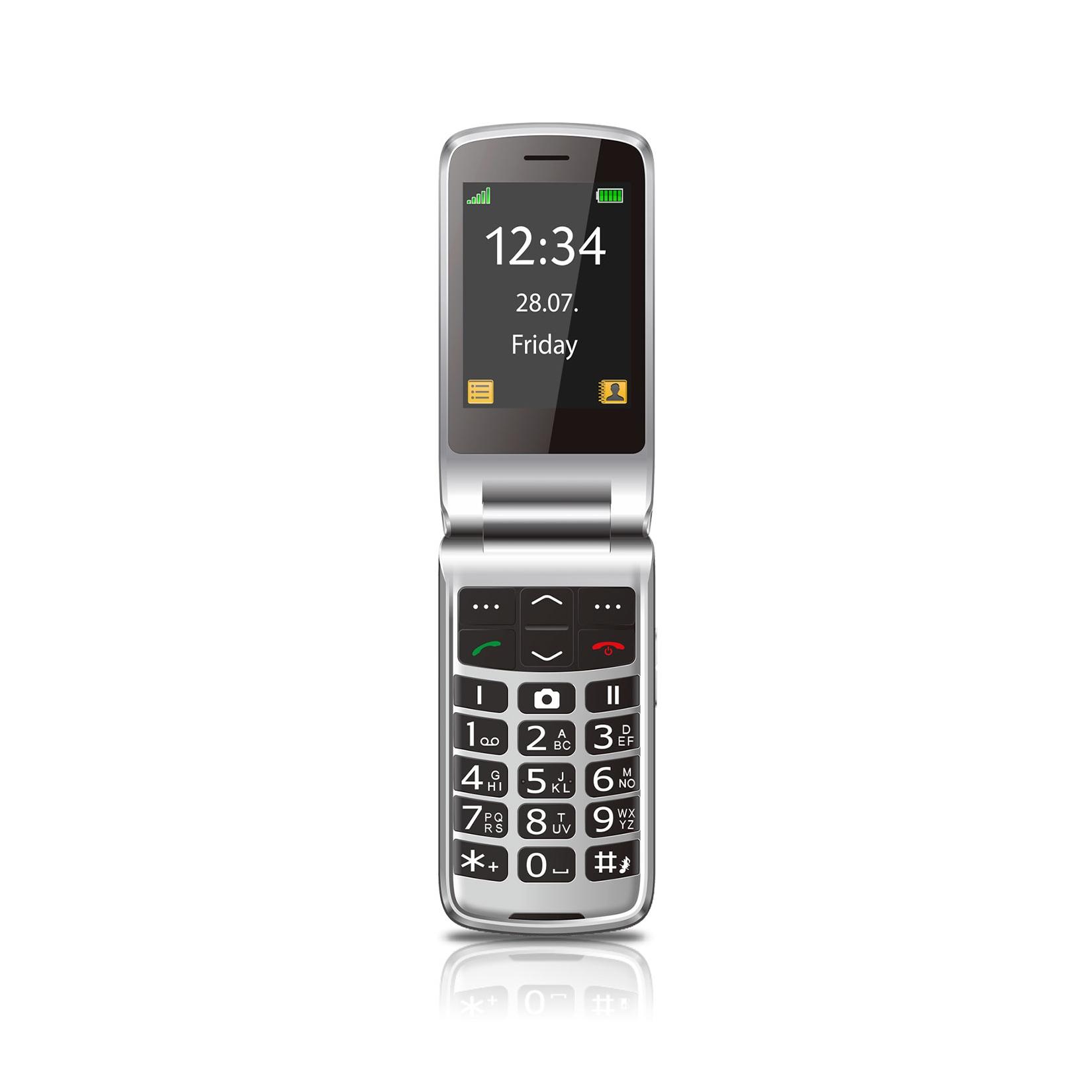 Beafon SL645 Plus LTE 2G silber-schwarz (2025) Handy