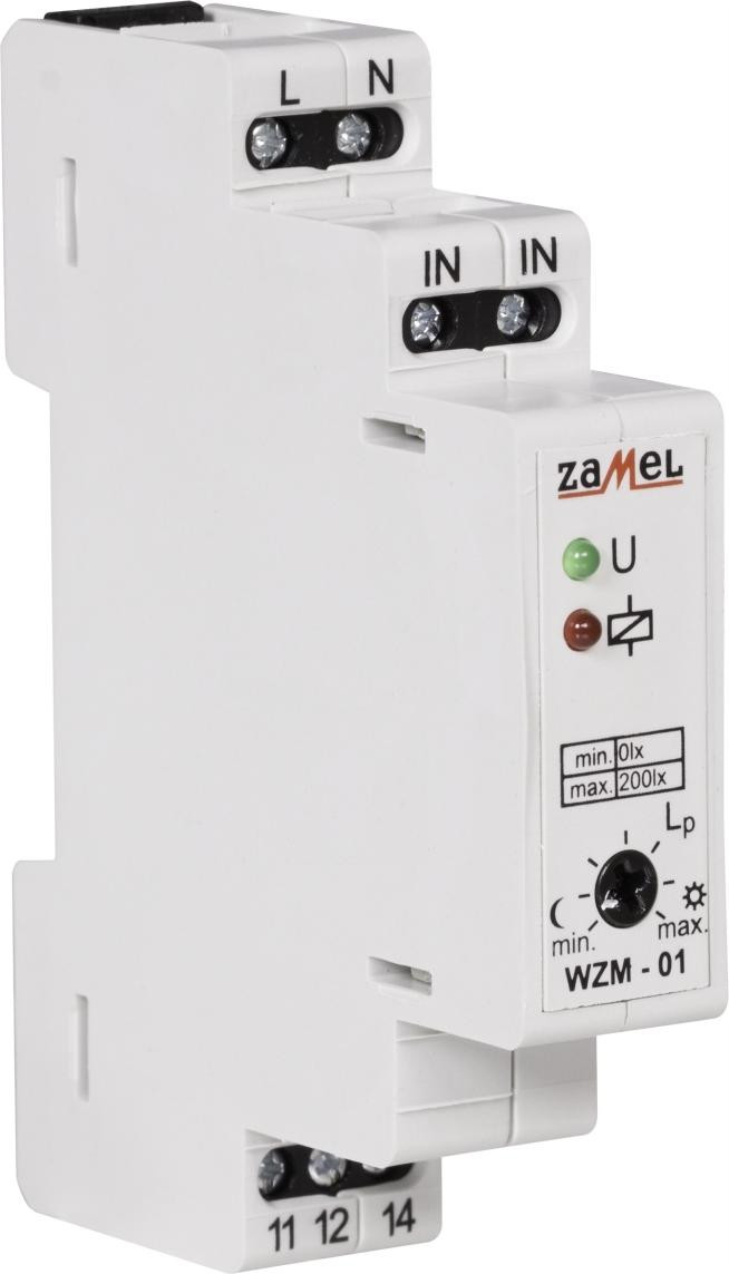 EXTA Zamel WZM-01 Schemerschakelaar zonder sensor voor TH35-rail, 230V