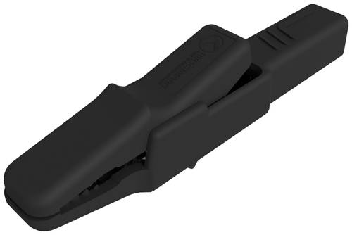 Hirschmann Test & Measurement AK 2 B sw Sicherheits-Abgreifklemme Steckanschluss 4mm CAT II 300V Schwarz