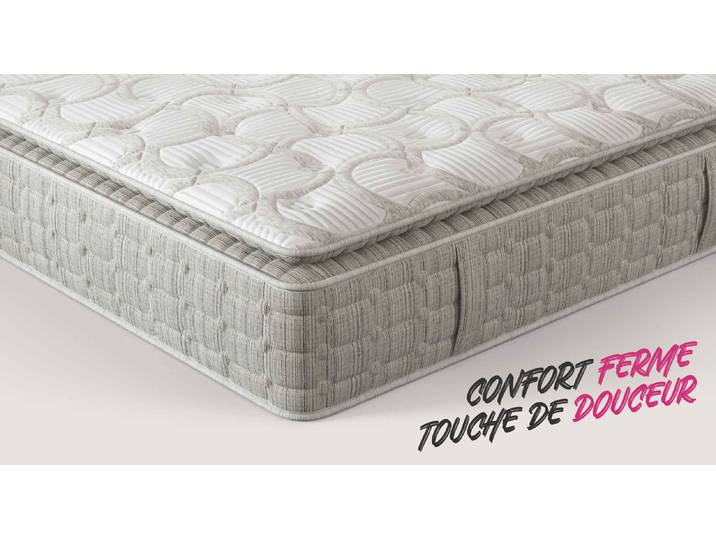 Matelas FLORENCE 180x200 - Ressorts ensachés - Confort Ferme
