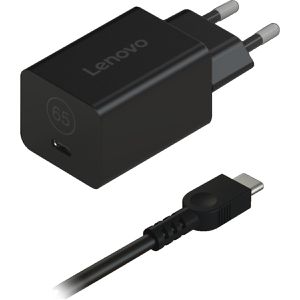 Lenovo Lenovo Notebook-Netzteil GaN Nano, 65 Watt, 40AWGN65EU, für  , mit Netzkabel, USB-C