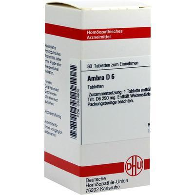 DHU-Arzneimittel GmbH & Co. KG AMBRA D 6 Tabletten 80 St 02624905