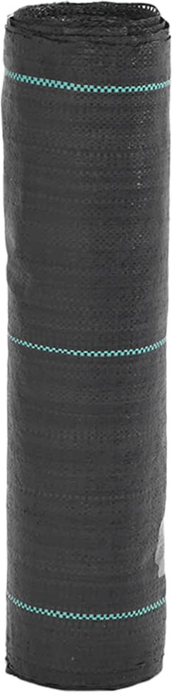 Vidaxl Weed Membrane Black 0.5X50 M PP Black 20000cm W x 50cm D