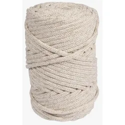 Rayher Braidy Recycling Garn m.Goldfaden 4mm øgeflochten ca. 58m Knäuel 250g