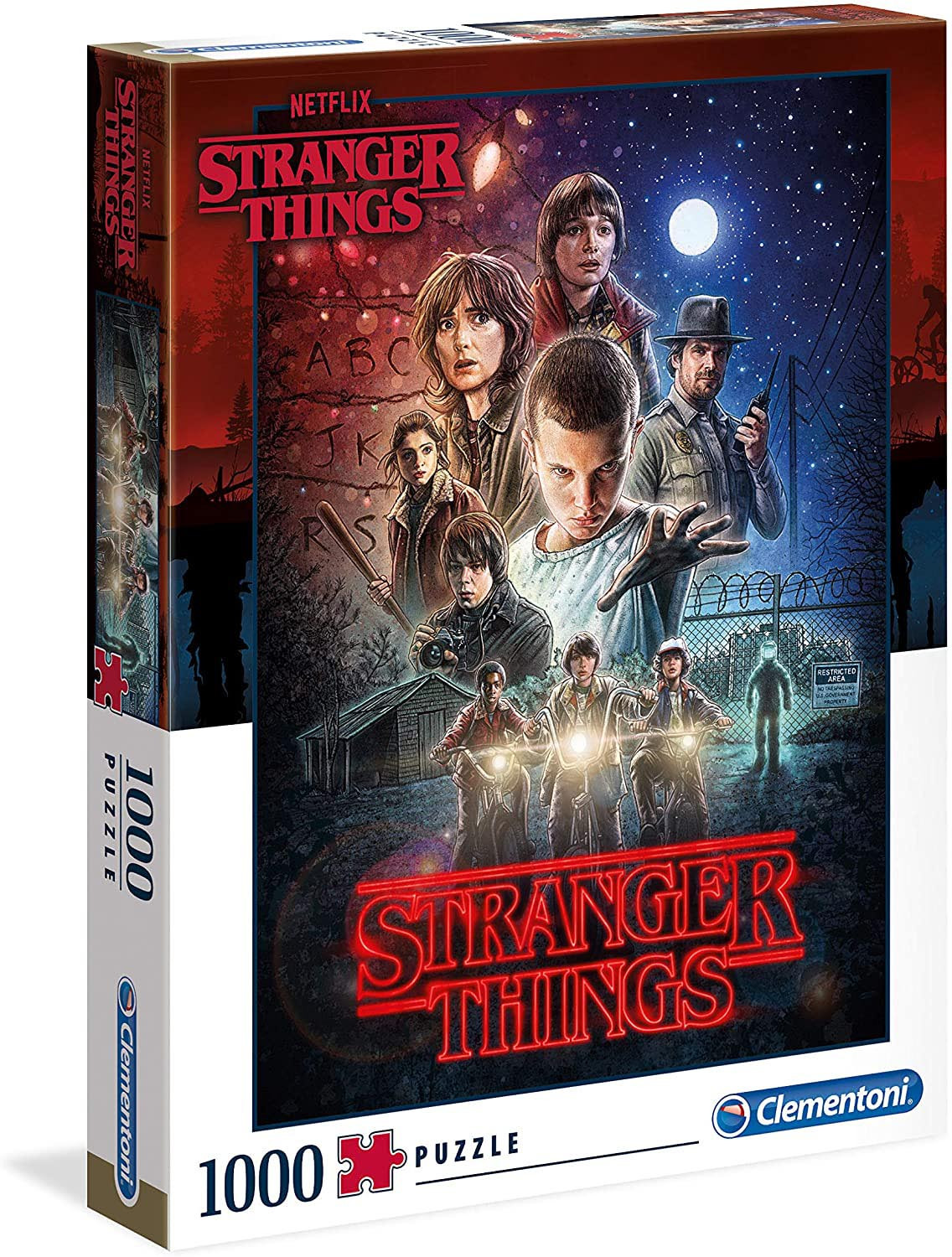 Clementoni Puzzel Netflix Stranger Things Seizoen 1 - 1000 stukjes