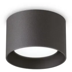 LED-Deckenleuchte Round Schwarz max. 9 Watt Deckenlampe
