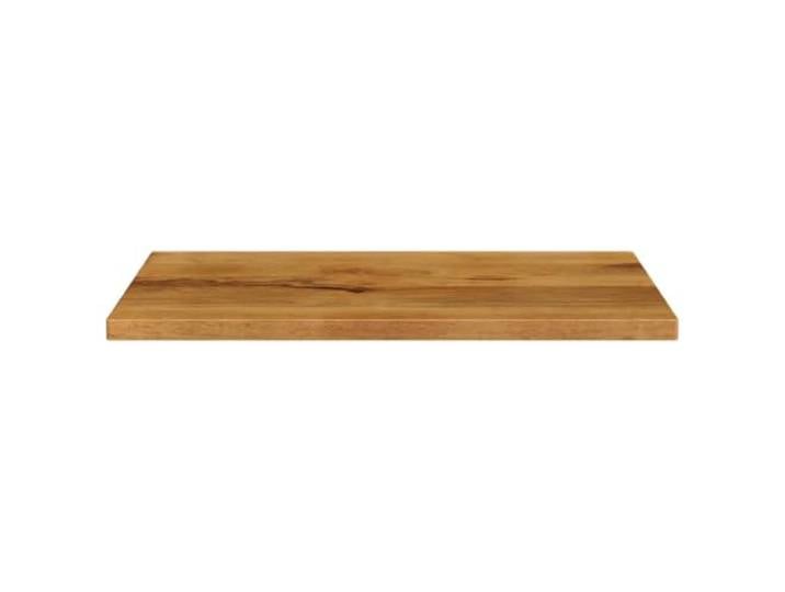 KTHLBRH Tischplatte 90 x 70 x 3,8 cm rechteckig Massivholz Mangoholz Eichen-Finish, glatte Oberfläche, leicht zu reinigen, rustikales Design, nur Tischplatte