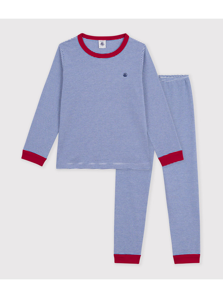 PETIT BATEAU Pyjama in Blau - 116