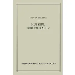 Edmund Husserl Bibliography, Fachbücher von Steven Spileers