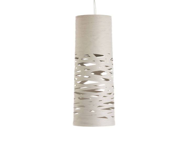 Foscarini Designer Hängelampe Tress piccola, dimmbar, weiß / opal, für Wohn- / Esszimmer, Design, Pendelleuchte