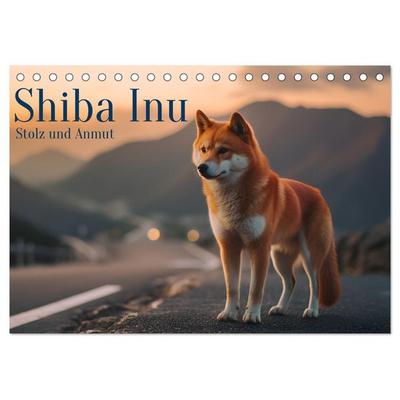 Shiba Inu - Stolz und Anmut (Tischkalender 2027 DIN A5 quer), CALVENDO Monatskalender