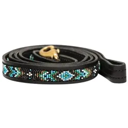 Kampuni Hundeline Terese turkis x-lang, 182x2,1 cm (Hund, Allgemein), Halsband + Leine