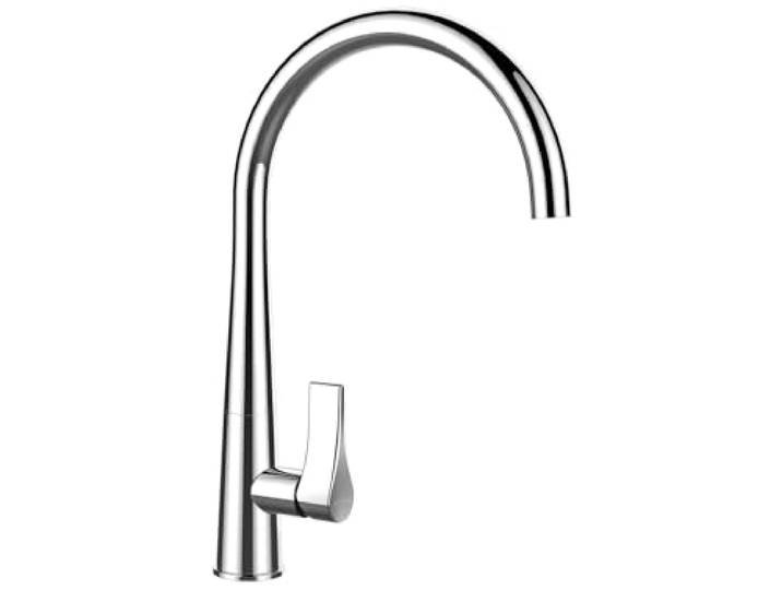 SCHOCK Küchenarmatur Gota Chrom – Hochdruck Armatur mit Festauslauf und Standard Norm-Anschlüssen