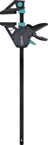 Wolfcraft 3072000 Einhandzwinge Spann-Weite (max.):450mm Produktabmessung, Länge: 672mm Ausladungs-Maße:110mm