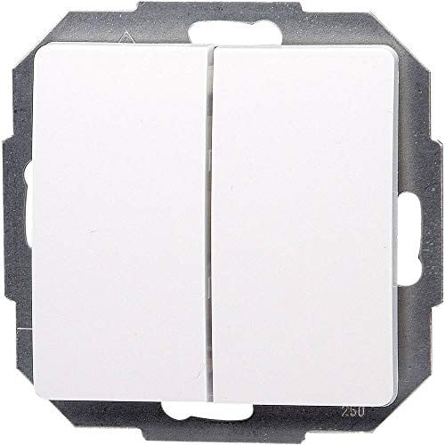 Kopp wissel-/wisselschakelaar IP20 arctic-wit 250V~