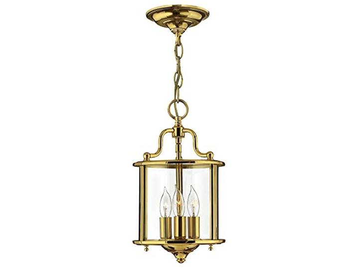 Elstead Klampenborg - 1-lichts hangende lantaarn met ketting voor buiten, zilver IP44, E27