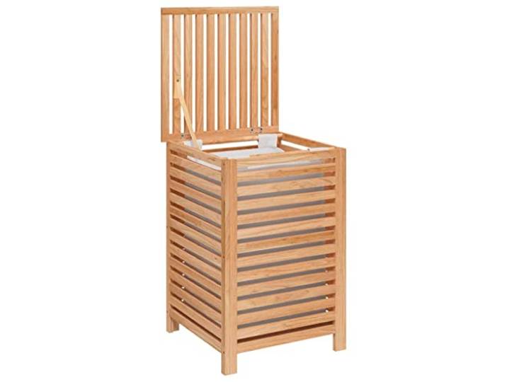 vidaXL Wasmand 45x45x65 cm massief walnotenhout