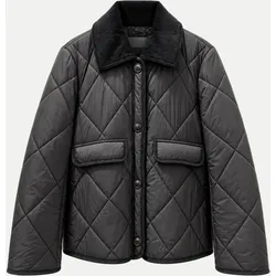 Jacke mit Umlegekragen Schwarz 36
