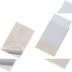 Durable Visitenkarten-Tasche Pocketfix 94x63mm transparent VE=100 Stück