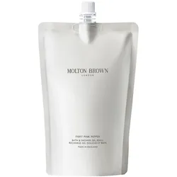 400ml MOLTON BROWN Fiery Pink Pepper Bath & Shower Gel Refill
