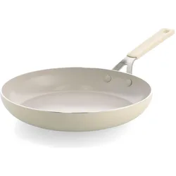 KitchenAid - Coloured Aluminum Frypan - Almond Cream - 28 cm, Pfanne + Kochtopf, Braun