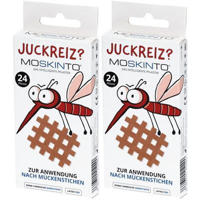 Moskinto Pflaster Hängefaltschachtel Eurolochung 2x 2x24 St