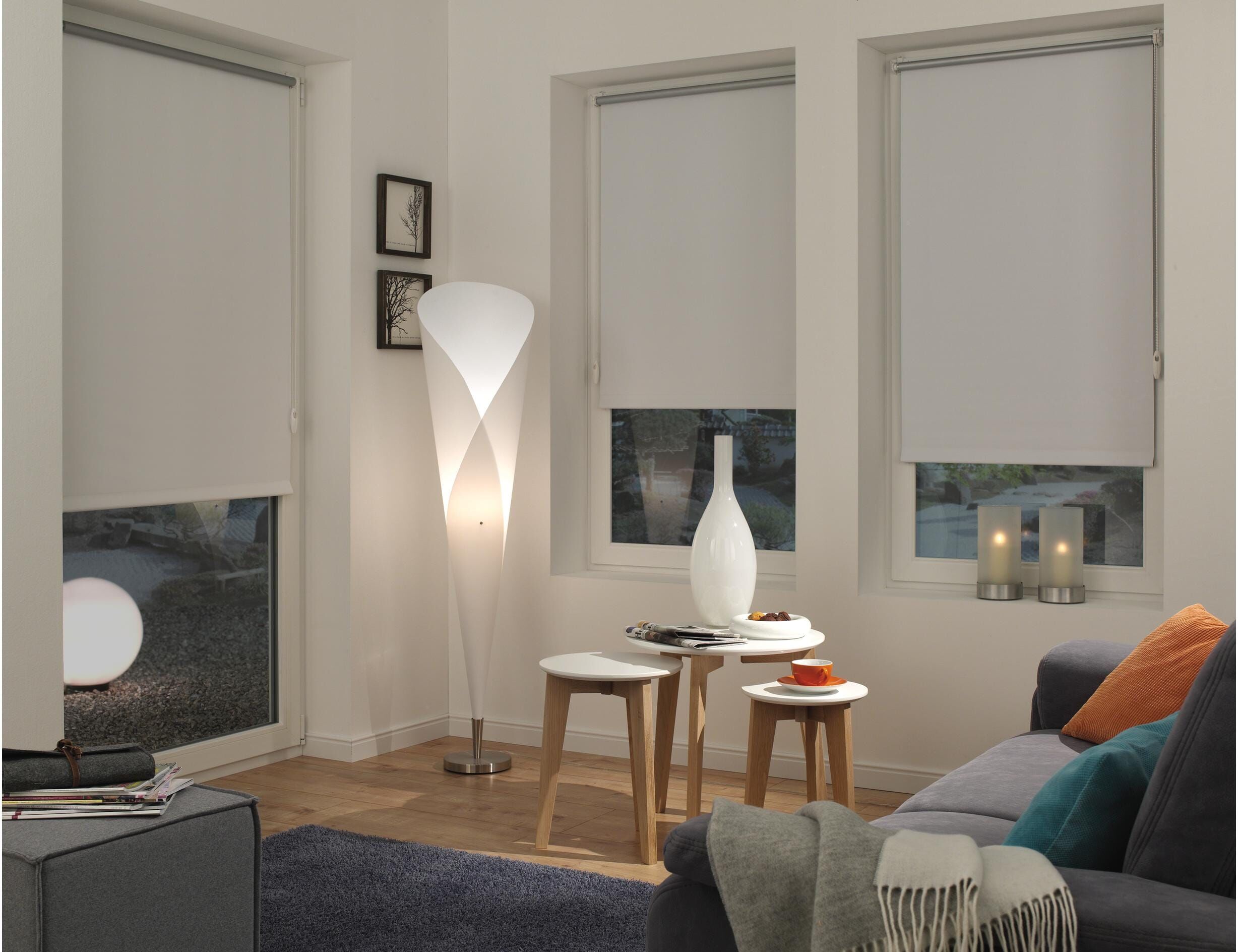 Rollo GARDINIA "EASYFIX Thermo,energiesparen", weiss (weiß), B:60cm H:150cm, Kunststoff, Polyester, Rollos, Rollo weiß 150cm, 60cm