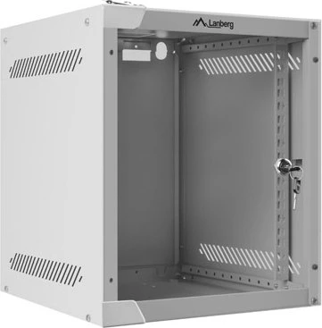 Lanberg Rack Wandschrank 10" 6U/280X310 Glastür grau