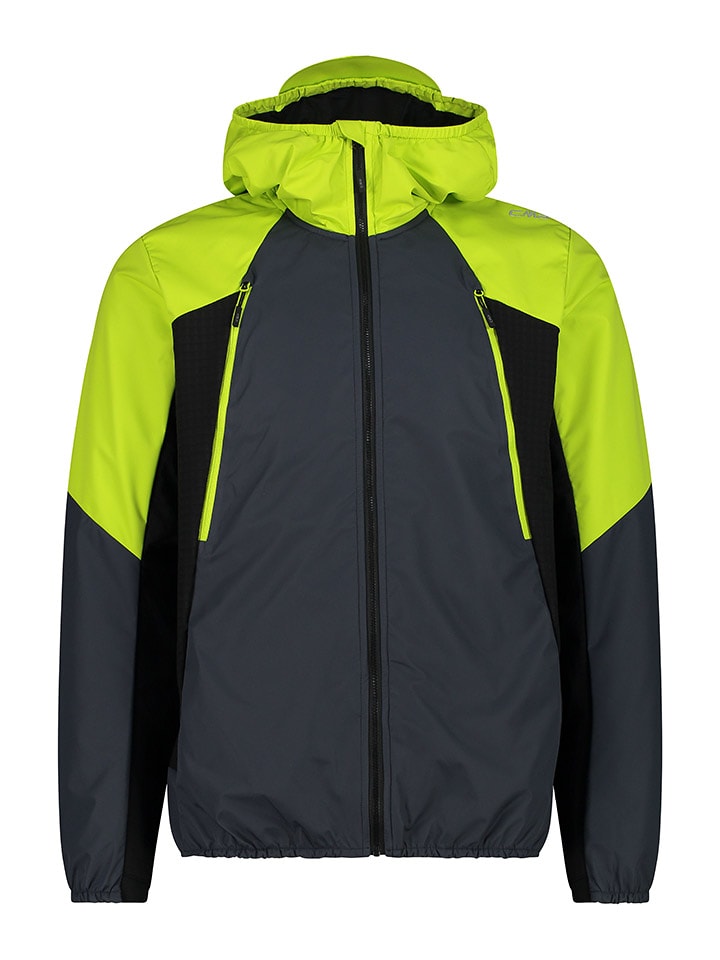 cmp Skijacke in Grau/ Limette/ Schwarz - 54