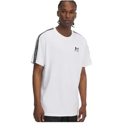 Under Armour, Herren, Sportshirt, Ua Icon Hwt Tee Taping - white (M), Weiss