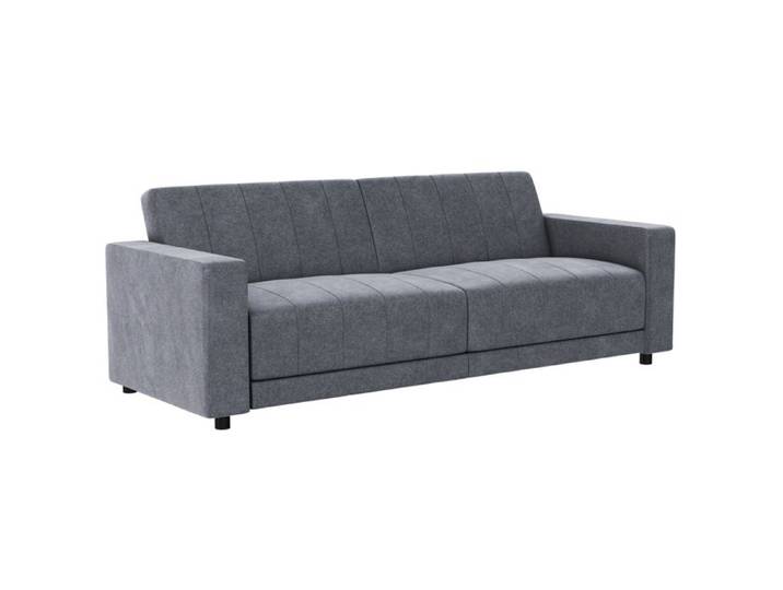 Allie Ii-canapé-lit 3 Places En Tissu Gris