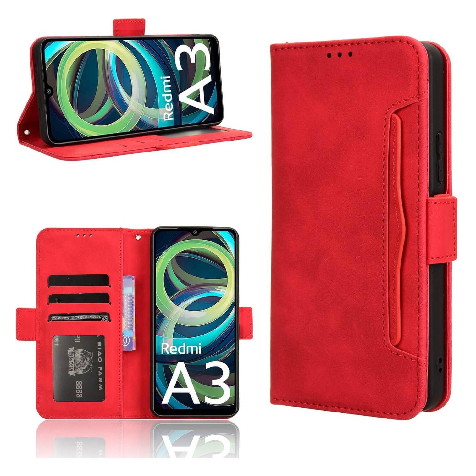 Cover-Discount Xiaomi Redmi A3 - Etui viele Kartenfächer (Xiaomi Redmi A3) (52440597)