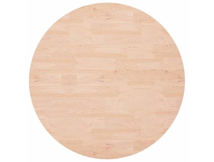 KGHFDVB Runde Eiche Tischplatte 90 x 1,5 cm Massivholz Unbehandelt Natur Massives Eichenholz unbehandelt, runde Platte Ø 90 cm, für Esstisch und Couchtisch, natürliche Maserung, leicht abwischbar