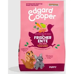 Edgard&Cooper Jun Freilauf-Ente und -Huhn getreidefrei Hundetrockenfutter 2,5 Kilogramm