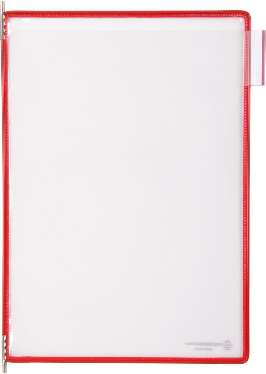 Tarifold T-Display tas rood