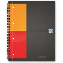 Oxford, Heft + Block, Collegeblock Filingbook (A4+, Kariert, Harter Einband)