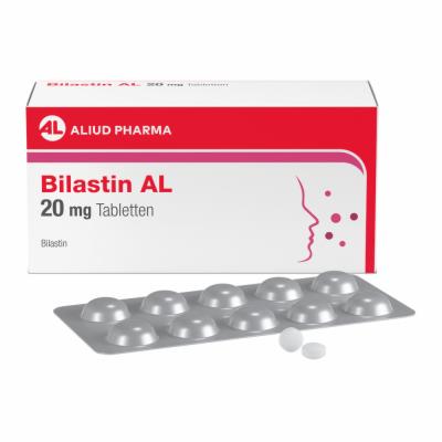 ALIUD Pharma GmbH BILASTIN AL 20 mg Tabletten bei Heuschnupfen 50 St 19752843
