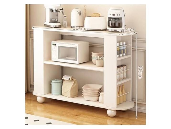 YHxFlux Küchenschrank Esszimmer-Sideboard gegen die Wand. Home-Sideboard Lagerung(80x30x80cm)