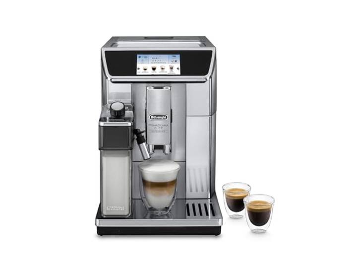 De'Longhi ECAM650.85 Kaffeevollautomat mit LatteCrema Milchsystem DeLonghi ECAM 650.85 MS, 18/8 Edelstahl, 1 Liter, Silber