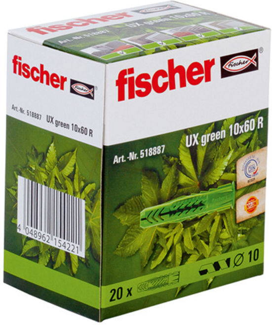 fischer Universaldübel UX GREEN 10x60 R (518887)