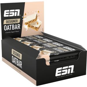 ESN Müsliriegel Designer Oatbar Crunchy Yogurt, je 100 g, 12 Riegel
