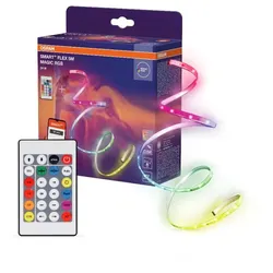 5 Meter Osram SMART+ WiFi Flex Magic LED-Strip RGB mit Fernbedienung oder per App steuerbar indoor IP20